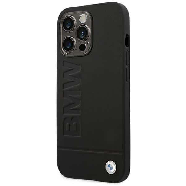 BMW Leather Stamp - θήκη για Apple iPhone 14 Pro - Μαύρο - Image 2