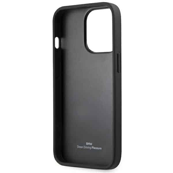 BMW Leather Stamp - θήκη για Apple iPhone 14 Pro - Μαύρο - Image 7