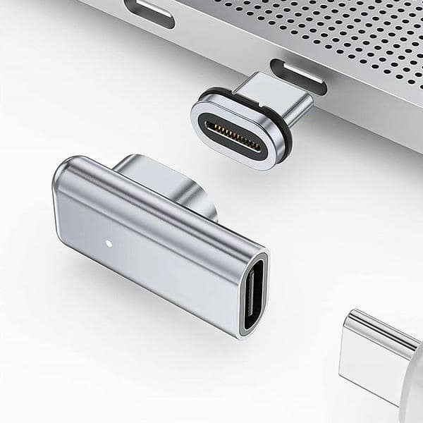Μαγνητικός προσαρμογέας Beline USB-C ασημί DAC BLNAM01 - Image 2