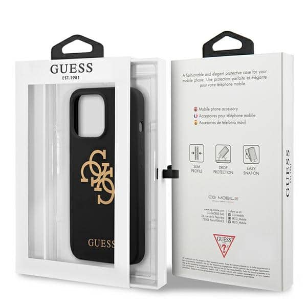 Guess Silicone - θήκη για Apple iPhone 13 Pro Max - Μαύρο - Image 8