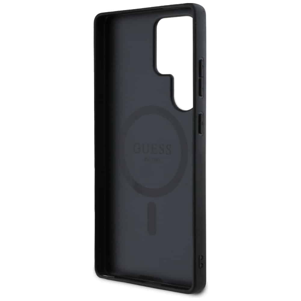 Guess 4G Round Patch Classic Logo MagSafe - θήκη για Samsung Galaxy S25 Ultra - Καφέ - Image 7