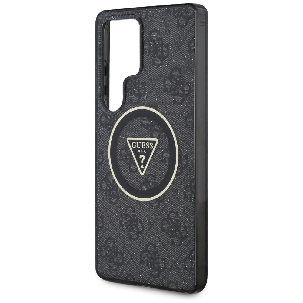Guess Glitter Triangle - θήκη για Samsung Galaxy S25 Ultra - Μαύρο - Image 6