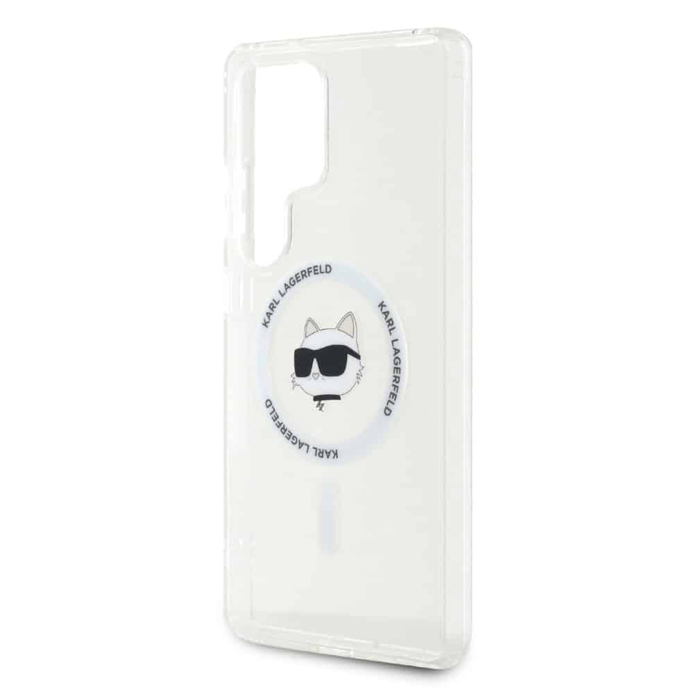 Karl Lagerfeld Button Choupette Head Printed Logo MagSafe - θήκη για Samsung Galaxy S25 Ultra - Λευκό - Image 6