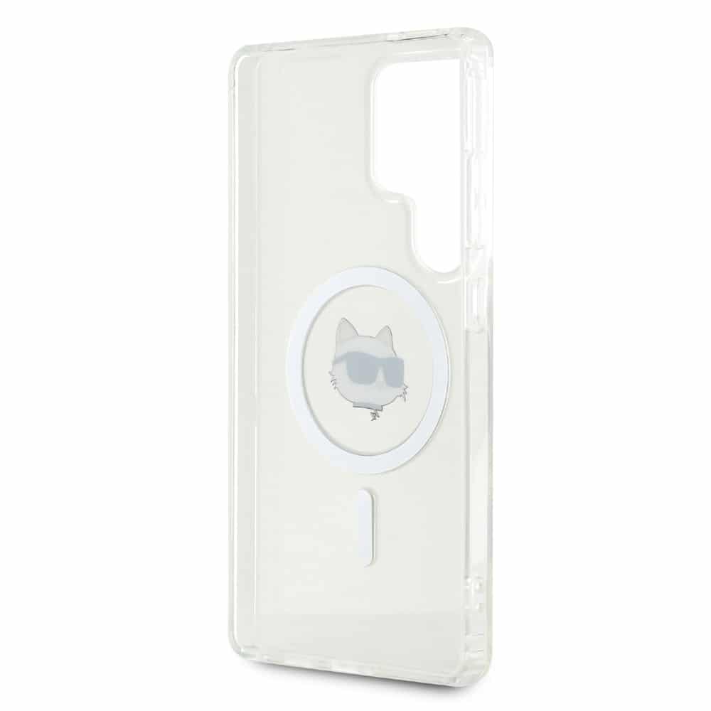 Karl Lagerfeld Button Choupette Head Printed Logo MagSafe - θήκη για Samsung Galaxy S25 Ultra - Λευκό - Image 7
