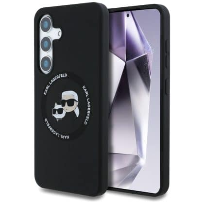 Karl Lagerfeld Silicone - θήκη για Samsung Galaxy S25+ - Μαύρο
