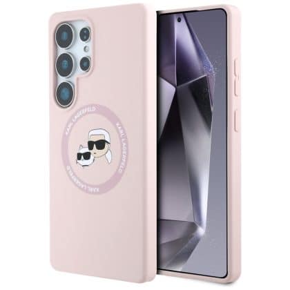 Karl Lagerfeld Silicone - θήκη για Samsung Galaxy S25 Ultra - Ροζ
