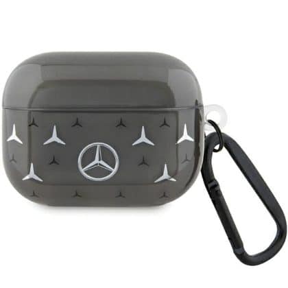 Θήκη για AirPods Pro Mercedes MEAP8DPMGS σε μαύρο χρώμα με σχέδιο μεγάλου αστεριού