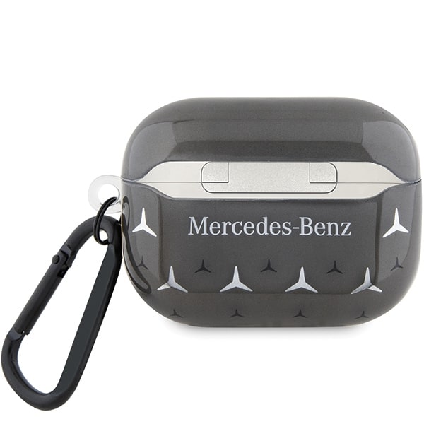 Θήκη για AirPods Pro Mercedes MEAP8DPMGS σε μαύρο χρώμα με σχέδιο μεγάλου αστεριού - Image 2
