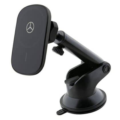 Ασύρματος φορτιστής Mercedes MEWCCGSLK 15W για εξαερισμό/παράθυρο μαύρο ασημί αστέρια MagSafe