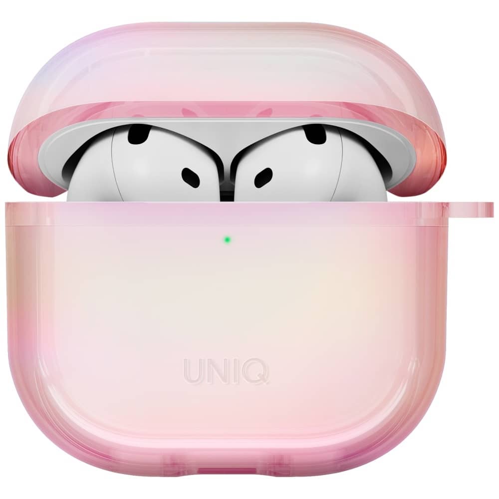 Θήκη UNIQ Iridescia για AirPods 4, ροζ πρίσμα - Image 2