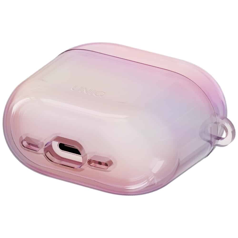 Θήκη UNIQ Iridescia για AirPods 4, ροζ πρίσμα - Image 3