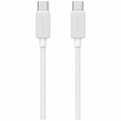Καλώδιο USB-C σε USB-C USAMS KY Series US-SJ691 60W 1m λευκό