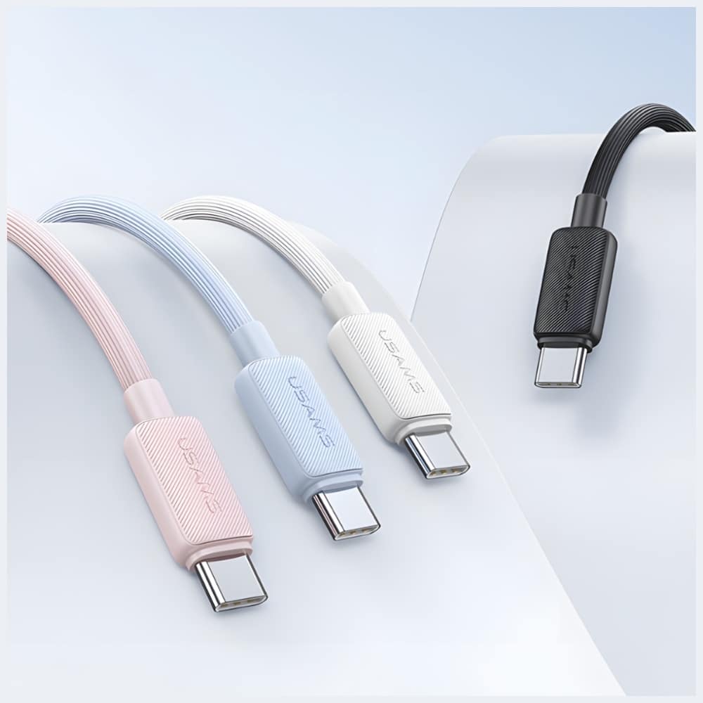 Καλώδιο USB-C σε USB-C USAMS KY Series US-SJ691 60W 1m λευκό - Image 6