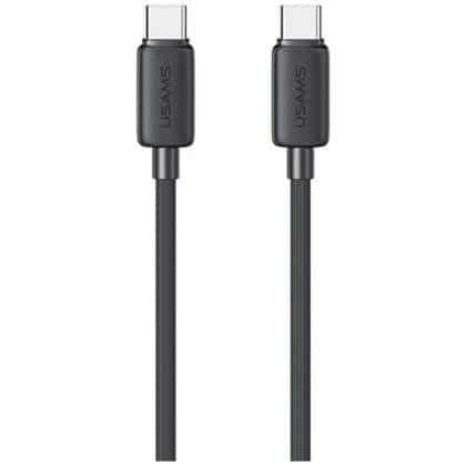 Καλώδιο USB-C σε USB-C USAMS KY Series US-SJ691 60W 1m μαύρο