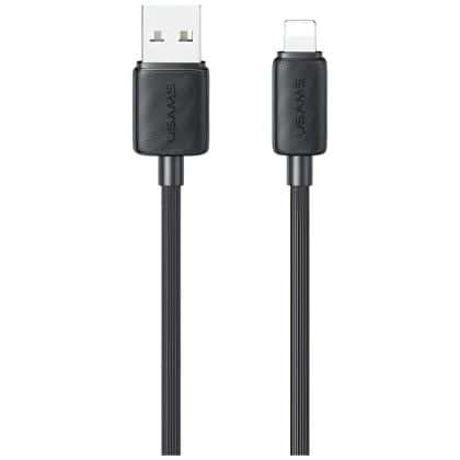 Καλώδιο USB-A σε Lightning USAMS KY Series US-SJ689 2.4A 1m μαύρο