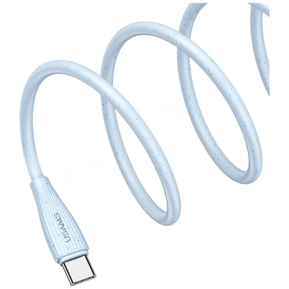Καλώδιο USAMS Green Series SJ714 18W 3A USB-A σε USB-C 1m Λευκό - Image 2