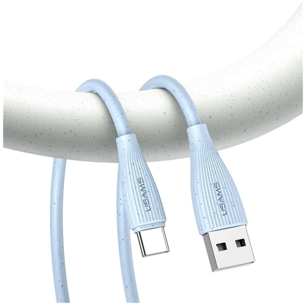 Καλώδιο USAMS Green Series SJ714 18W 3A USB-A σε USB-C 1m Λευκό - Image 4