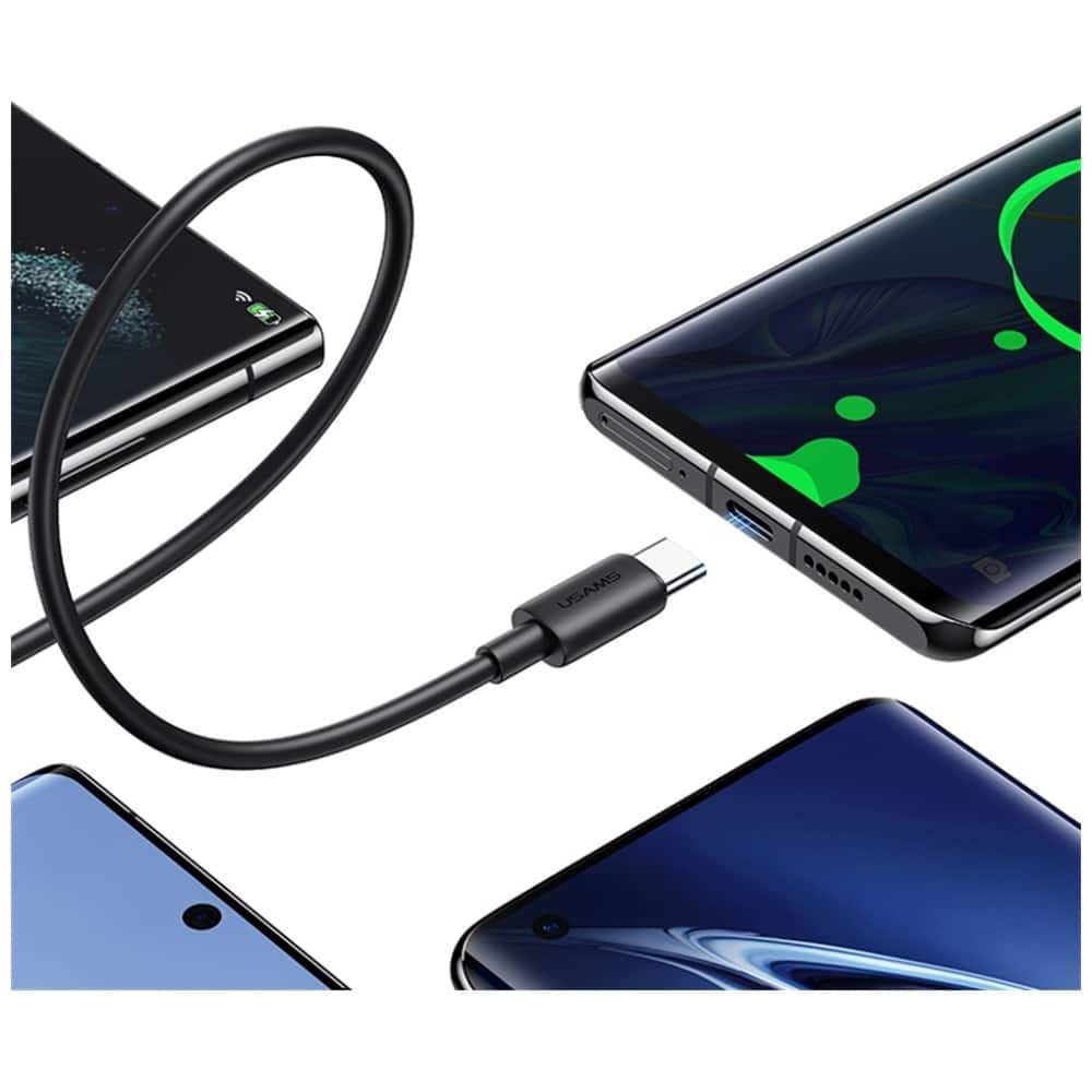 Καλώδιο USAMS YD Series SJ708 18W 3A USB-A σε USB-C 1m Λευκό - Image 6