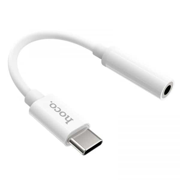 Προσαρμογέας ήχου USB-C σε 3,5 χιλ. Hoco LS30, λευκό - Image 3