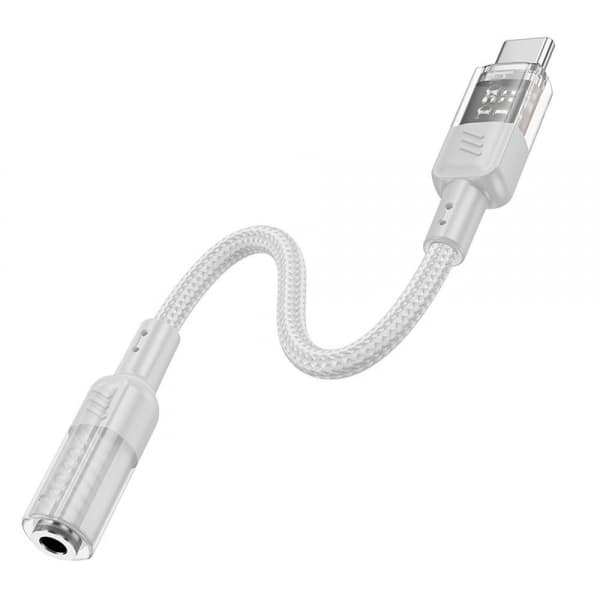 Προσαρμογέας ήχου USB-C σε 3,5 χιλ. Hoco LS37, γκρι - Image 2