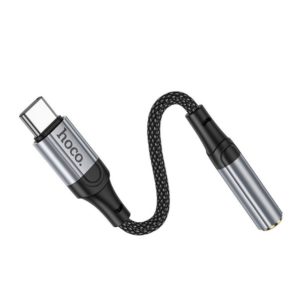 Προσαρμογέας ήχου USB-C σε 3,5 χιλ. Hoco LS36, 0,12 μ., Μαύρο - Image 6