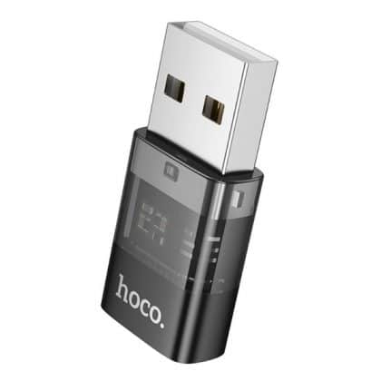 Προσαρμογέας USB-C σε USB-A Hoco UA36C, Μαύρος