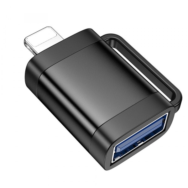 Προσαρμογέας OTG Lightning σε USB-A Hoco UA31A, Μαύρος - Image 2