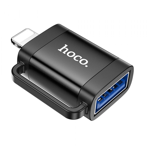 Προσαρμογέας OTG Lightning σε USB-A Hoco UA31A, Μαύρος - Image 3