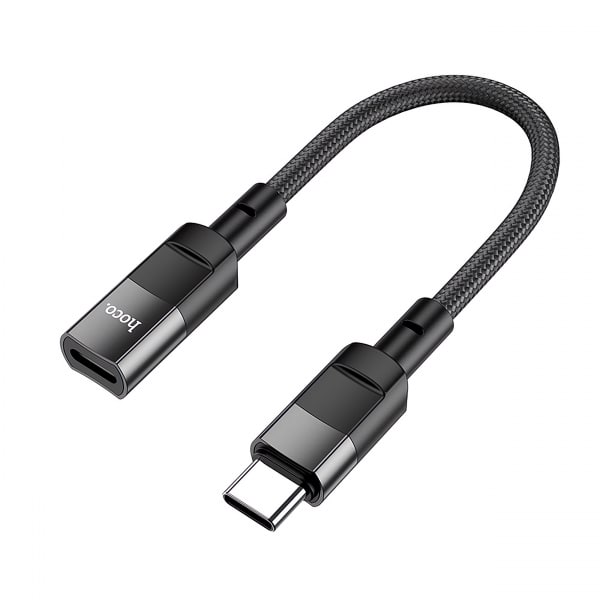 Προσαρμογέας Lightning σε USB-C Hoco U107, 0.1m, Μαύρο - Image 2