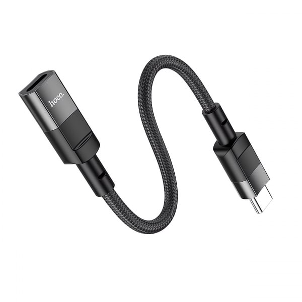 Προσαρμογέας Lightning σε USB-C Hoco U107, 0.1m, Μαύρο - Image 5