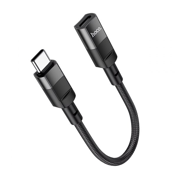 Προσαρμογέας Lightning σε USB-C Hoco U107, 0.1m, Μαύρο - Image 6