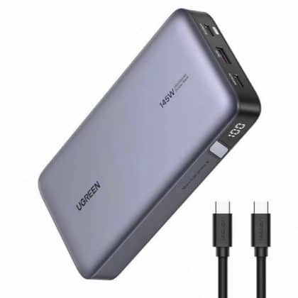 Powerbank UGREEN PB205, 25000mAh, 145W, QC + PD, Γκρι