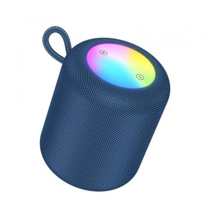 Ηχείο Bluetooth Hoco HC30, 5W, TWS, RGB, Μπλε