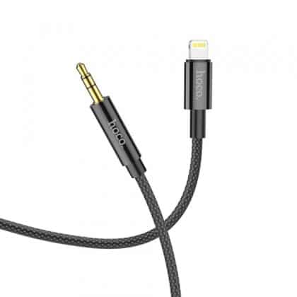 Καλώδιο ήχου Lightning σε 3.5mm Hoco UPA19, 1m, Μαύρο