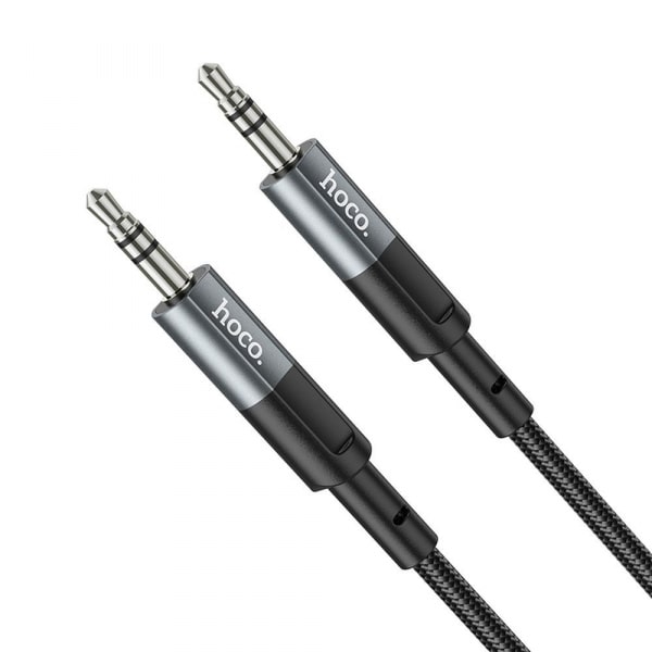 Καλώδιο ήχου 3,5mm σε 3,5mm Hoco UPA23, 1m, Γκρι - Image 2
