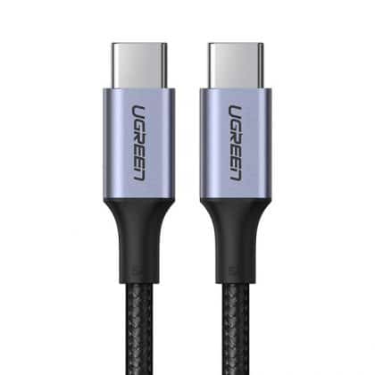 Καλώδιο USB-C σε USB-C UGREEN US316, 100W, 5A, 2m, Γκρι