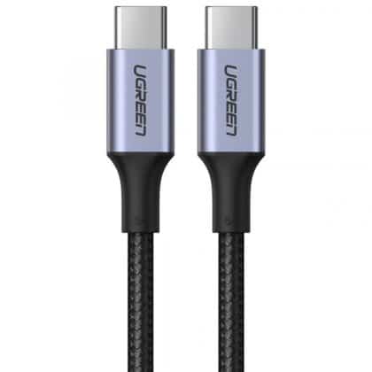 Καλώδιο USB-C σε USB-C UGREEN US316, 100W, 5A, 1m, Γκρι