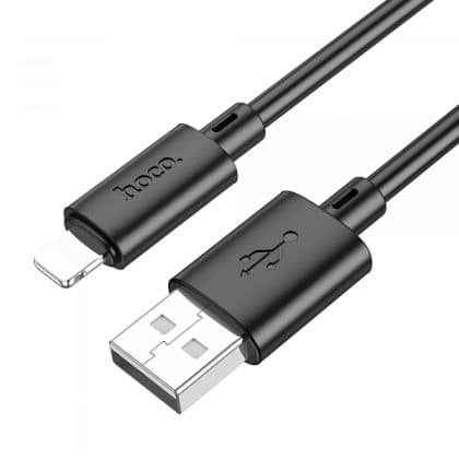 Καλώδιο USB-A σε Lightning Hoco X88, 18W, 2.4A, 1m, Μαύρο