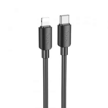 Καλώδιο USB-C σε Lightning Hoco X96, 20W, 2.4A, 1m, Μαύρο