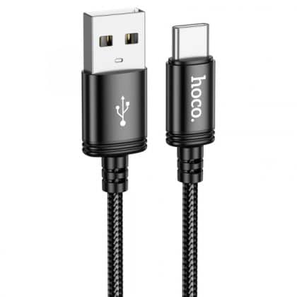 Καλώδιο USB-A σε USB-C Hoco X91, 60W, 3A, 3m, Μαύρο