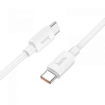 Καλώδιο USB-C σε USB-C Hoco X96, 100W, 5A, 1m, Λευκό