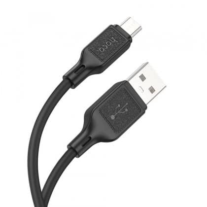 Καλώδιο USB-A σε microUSB Hoco X90, 18W, 2A, 1m, Μαύρο