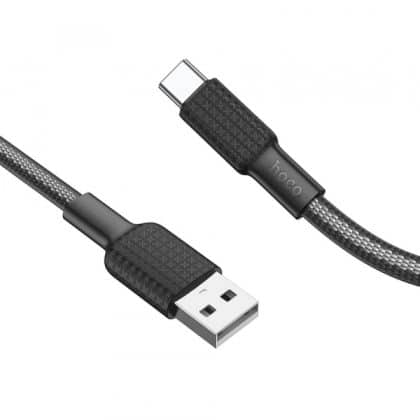 Καλώδιο USB-A σε USB-C Hoco X69, 18W, 2.4A, 1m, Μαύρο