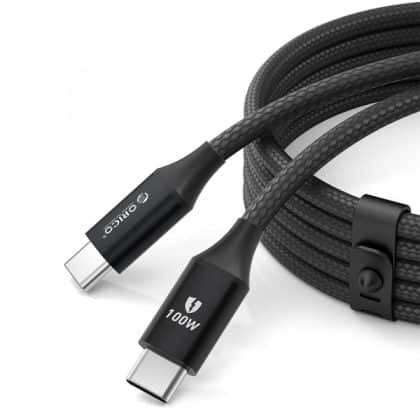 Καλώδιο USB-C σε USB-C Orico CDX, 100W, 5A, 1m, Μαύρο