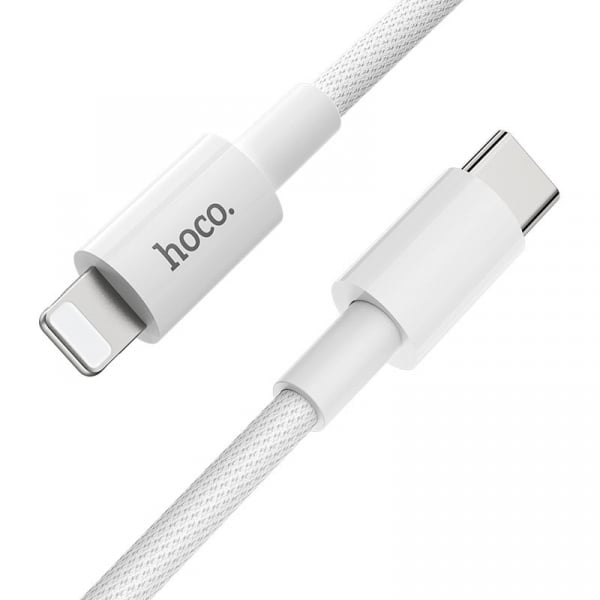 Καλώδιο USB-C σε Lightning Hoco X56, 20W, 2.4A, 1m, Λευκό - Image 2