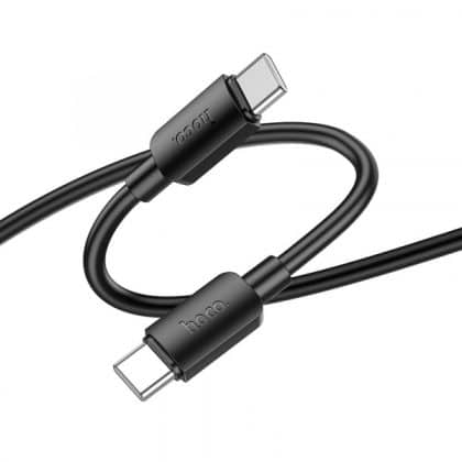 Καλώδιο USB-C σε USB-C Hoco X96, 60W, 3A, 1m, Μαύρο