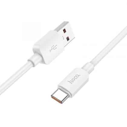 Καλώδιο USB-A σε USB-C Hoco X96, 100W, 5A, 1m, Λευκό