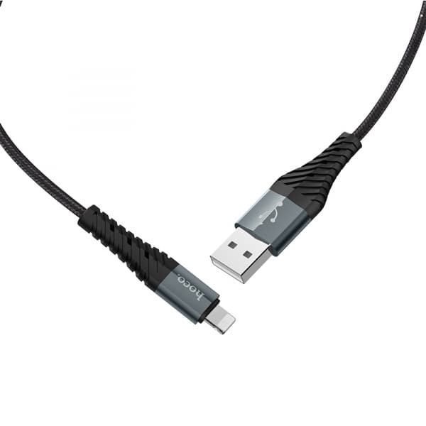 Καλώδιο USB-A σε Lightning Hoco X38 Cool, 18W, 2A, 1m, Μαύρο - Image 2