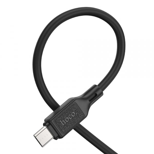 Καλώδιο USB-A σε microUSB Hoco X90, 18W, 2A, 1m, Μαύρο - Image 2
