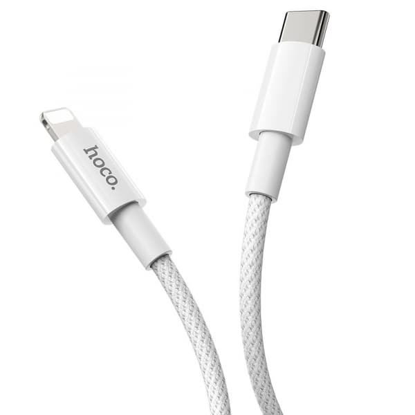 Καλώδιο USB-C σε Lightning Hoco X56, 20W, 2.4A, 1m, Λευκό - Image 3
